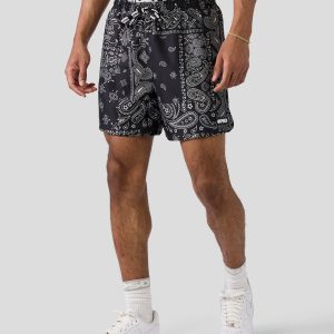 Alternative view of Khaki Paisley Essential Short
