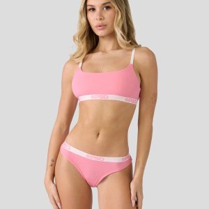 Alternative view of Ribbed - Baby Pink