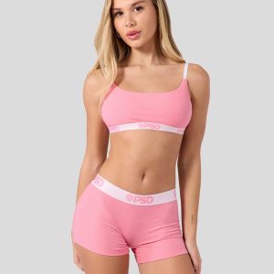 Alternative view of Ribbed - Baby Pink