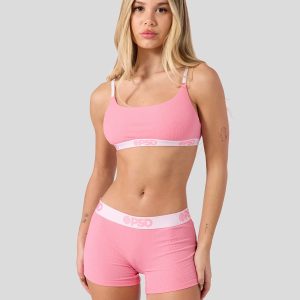 Alternative view of Ribbed - Baby Pink