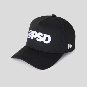 New Era x PSD Logo Hat Black