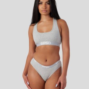 Alternative view of Modal Solids - Athletic Grey