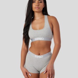 Alternative view of Modal Solids - Athletic Grey