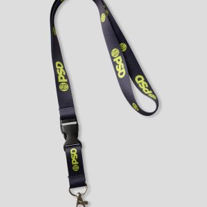 Neon Black Lanyard