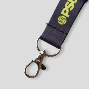 Alternative view of Neon Black Lanyard