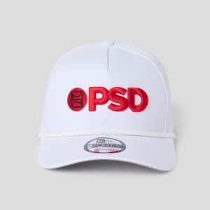 Alternative view of New Era x PSD Logo Hat White/Red