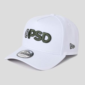 New Era x PSD Logo Hat White/Green